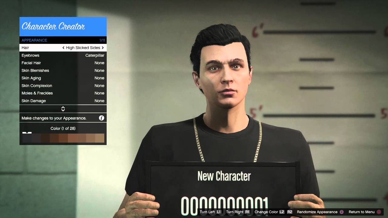 Grand Theft Auto V Online - Character Creation - YouTube